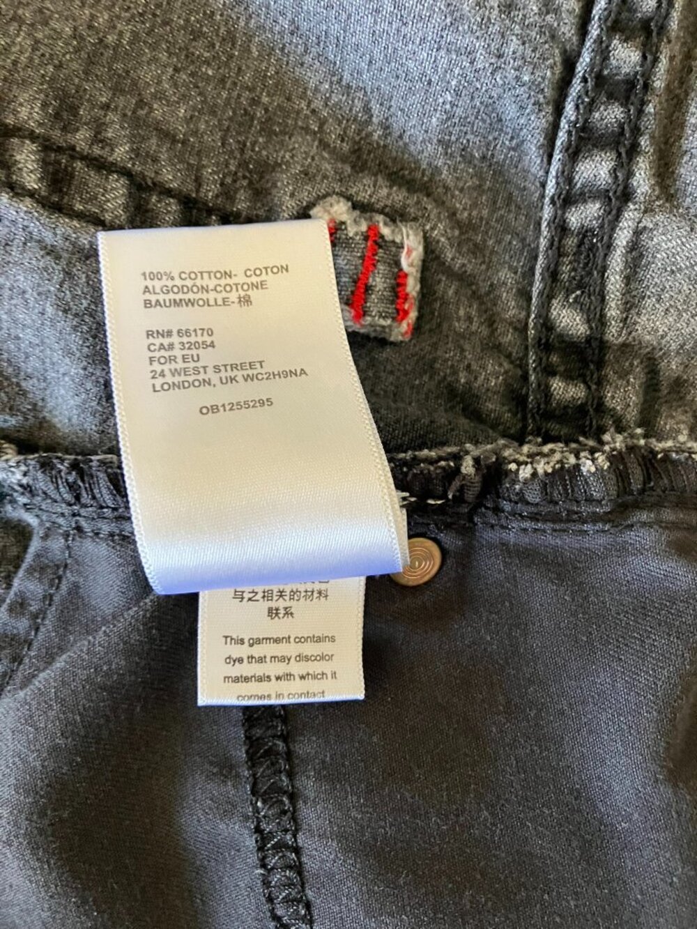 BDG Urban Outfitters A-Line Denim Shorts Women's Size 26 Grey Distressed Cutoff - Picture 13 of 13